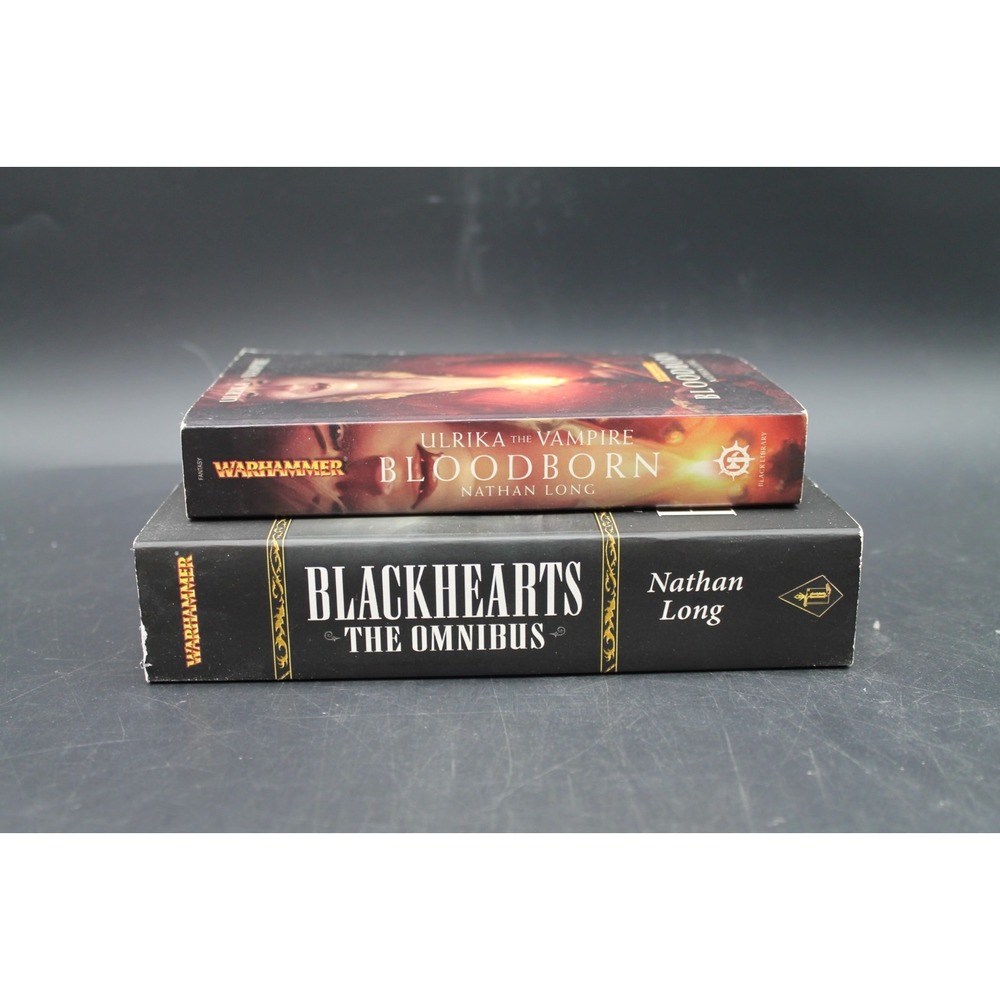 Warhammer Fantasy Nathan Long Book Lot Blackhearts Omnibus Ulrika Bloodborn